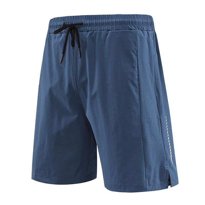 Pantalones cortos lulu pantalones de baloncesto de secado rápido de uso externo delgado de seda de hielo de verano para hombres pantalones cortos deportivos de ejercicio de ocio de cinco puntos