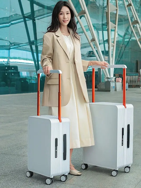 中置き幅レバースーツケース純PC静音ユニバーサルホイール20インチ旅行搭乗ケース大容量24インチ暗号ボックス