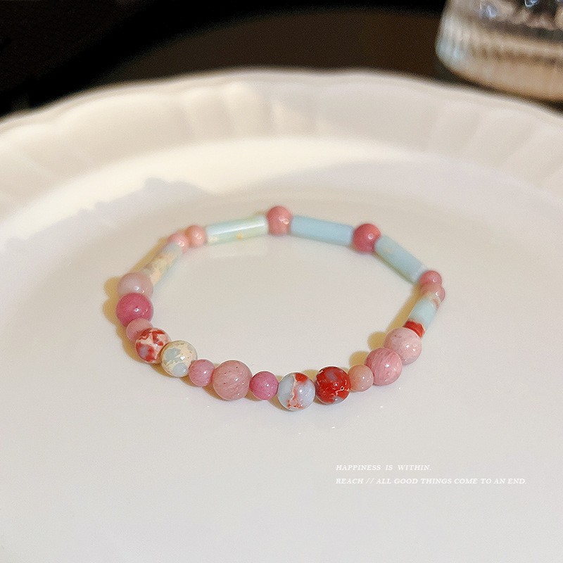 Star Sweet Dopamina Pulsera hecha a mano con cuentas Nuevo estilo chino para hombres y mujeres Pulseras retro Diseño de nicho Joyas al por mayor