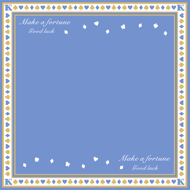 07 lago azul; 58 × 58 cm