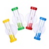 Suract cup hourglass 2 minutes, 3 minutes, plastic glass gift timer manufacturers wholesale children's oral hourglass