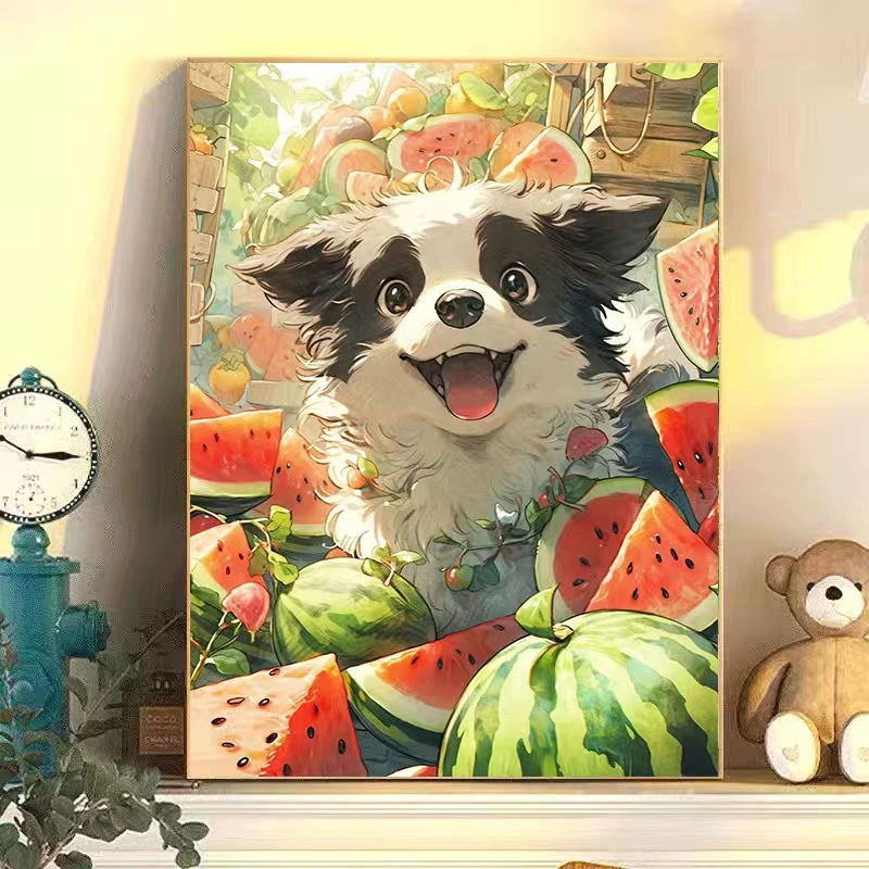 Цифровая краска для акрила в виде мультфильма, DIY, оптом