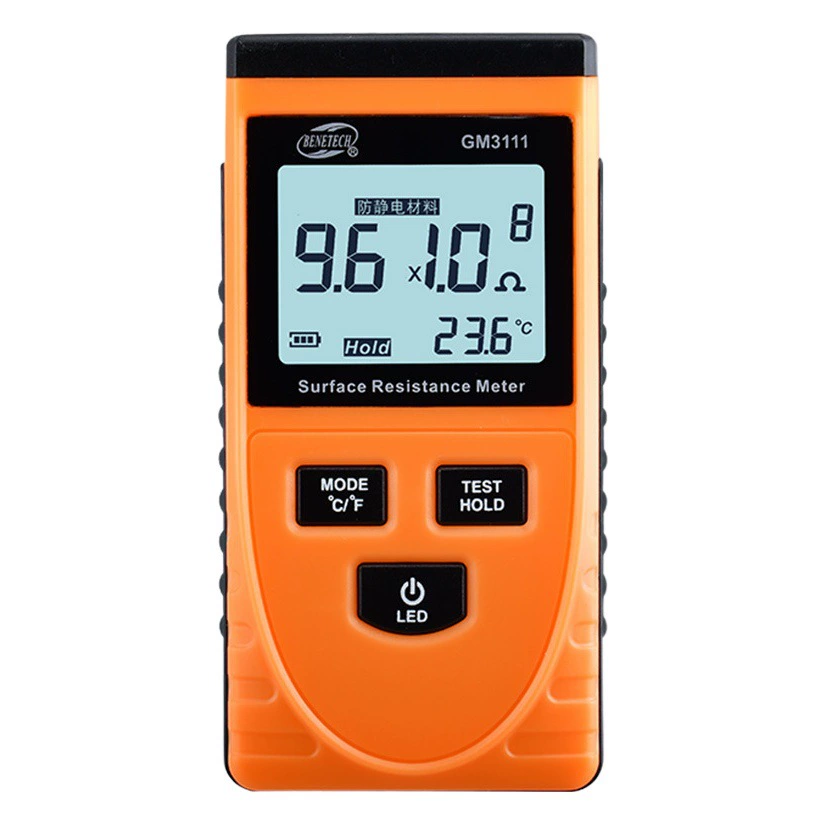 Стандартный тестер импеданса тестера 0 поверхностного сопротивления разума ГМ3111 электростатический тестер импеданса электростатический