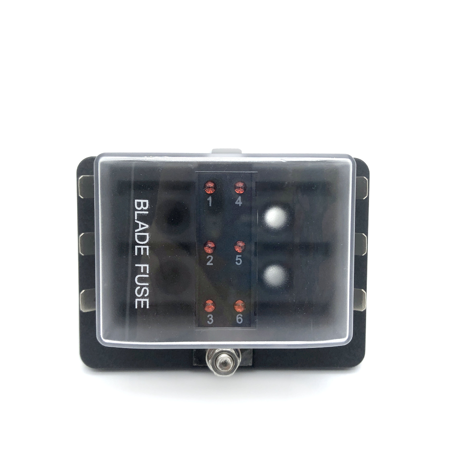 源头厂家宇杰电子6路保险丝带灯保险丝盒插片式