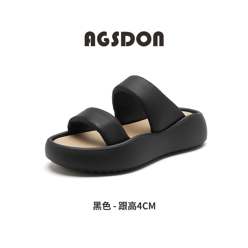 Antiguo Shi Deng zapatillas de soleado suave para mujeres de verano 2025, nuevas sandalias de moda francesa, zapatillas de playa con un pie