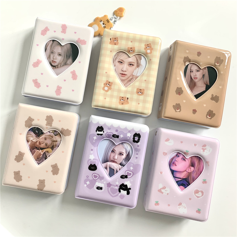 Ins Cute Tiger Cat Bear 3-inch Polaroid Mini Album Star-chasing Aidou Album Mini Truck Card Binder Storage display picture 1