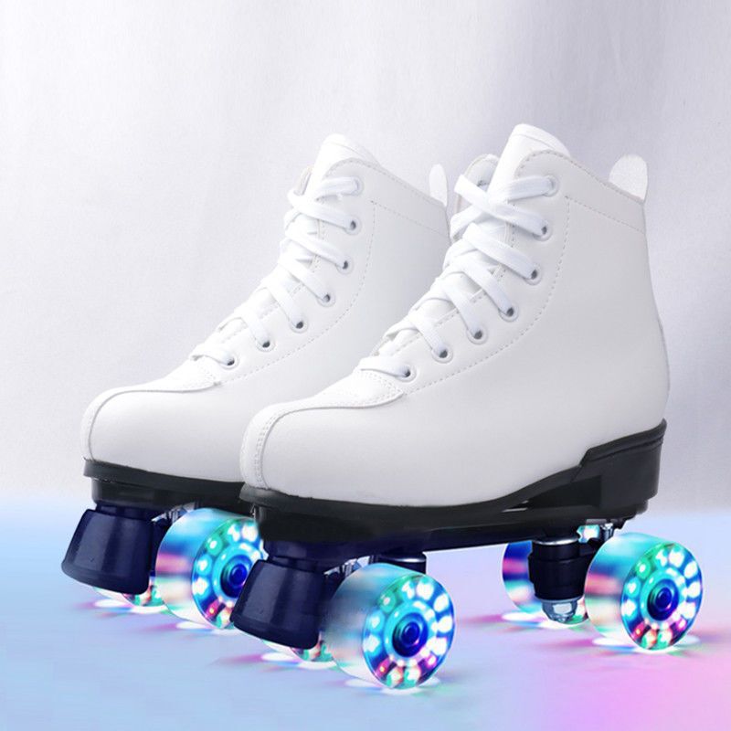 Double-Row Skates for Men and Women, Figure Skates, Four-Wheel Roller Skates, Outdoor Sports Roller Skates, Roller Skating Rink Roller Skates Double-Row Skates for Men and Women, Figure Skates, Four-Wheel Roller Skates, Outdoor Sports Roller Skates, Roller Skating Rink Roller Skates
