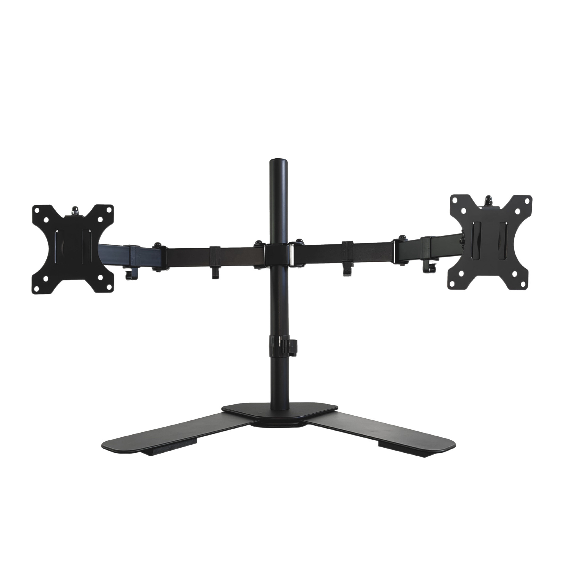 Base tipo soporte de monitor de doble brazo soporte de monitor de computadora retráctil y giratorio tipo abrazadera de stock transfronterizo