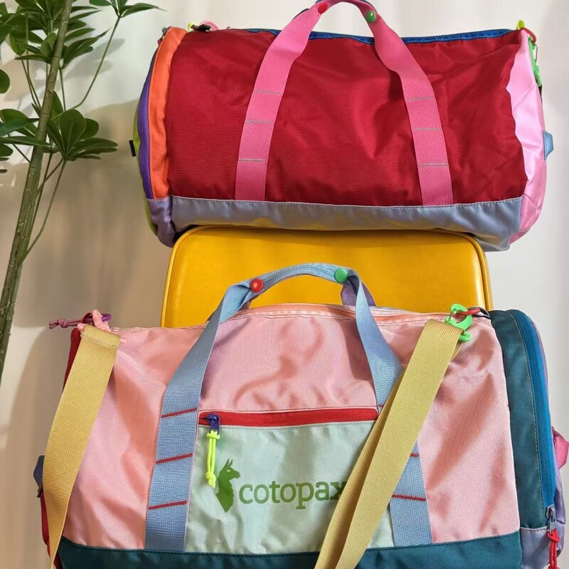 2025 Cross-Border Amazon Color Matching Nylon Tote Bag Men's and Women's Handbag Yoga Bag Outdoor Sports Crossbody Bag