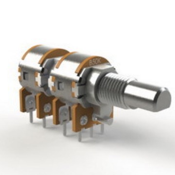 厂家供应多联电位器，碳膜电位器，旋转电位器,金属轴套电位器