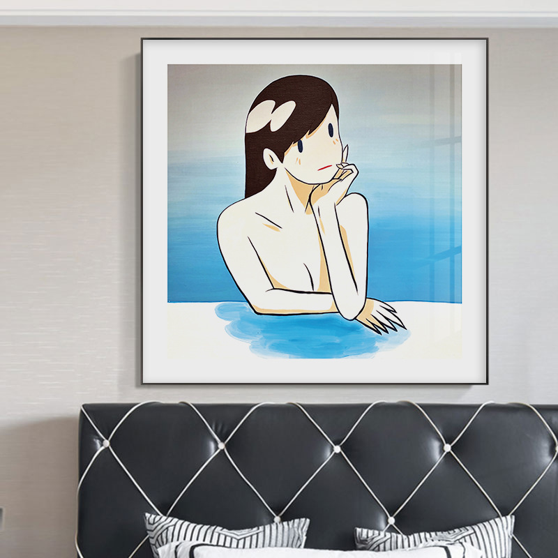 Amano Kenji print Takeru Amano Venus decorative painting trend art beautiful women famous hotel