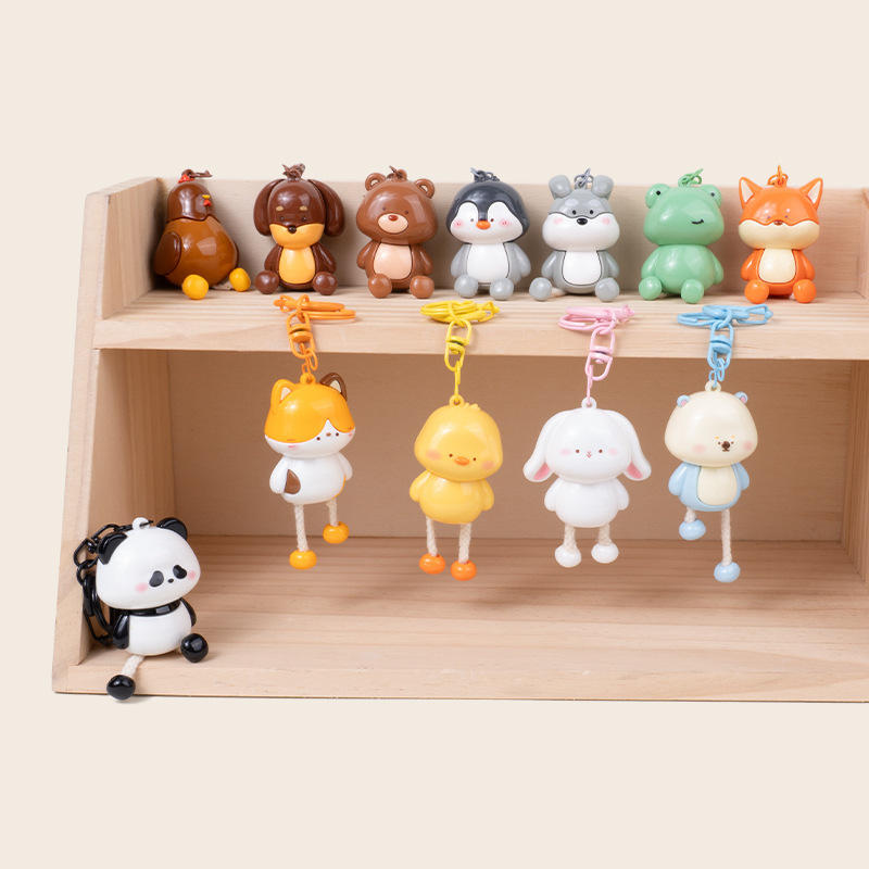 オリジナルミニ小動物引き脚シンプルな北欧スタイルのキーホルダーペンダントかわいい小さなペンダントギフト卸売|undefined