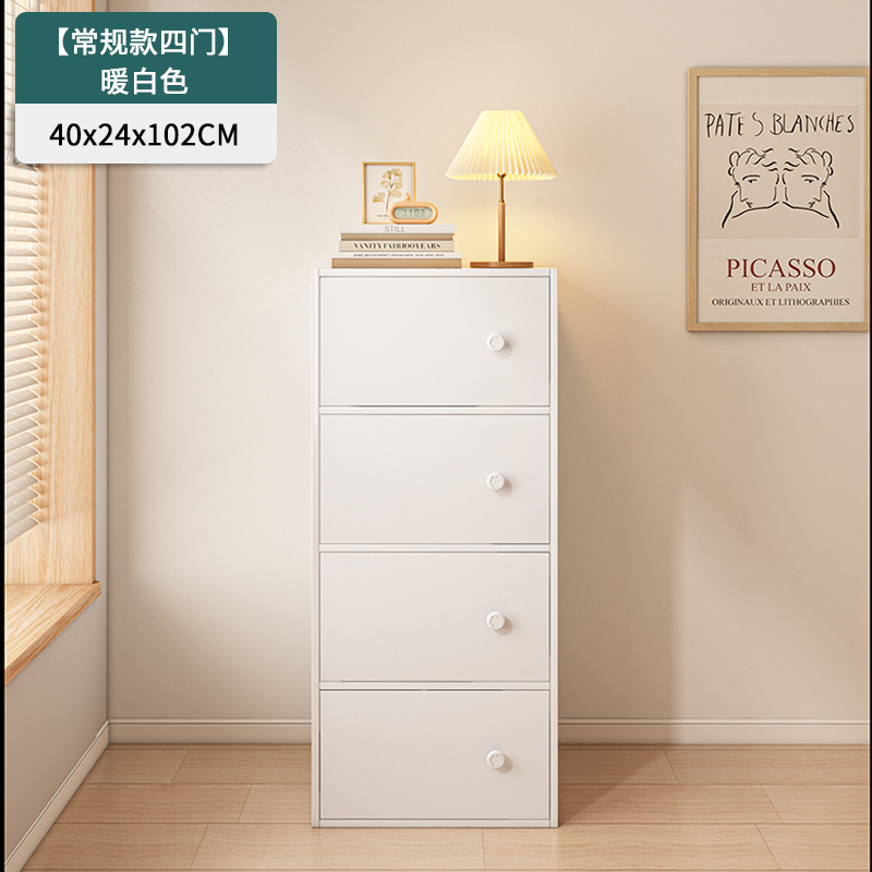 Estante de libros estante de piso sala de estar armario de libros armario de almacenamiento integrado contra la pared almacenamiento doméstico con puerta armario de exhibición a prueba de polvo