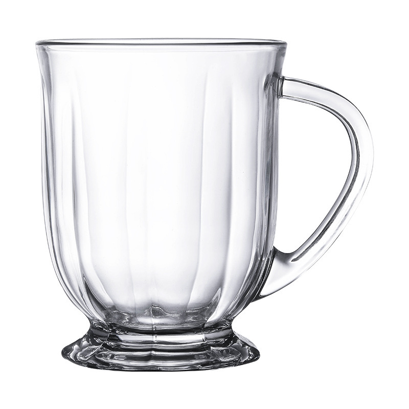 Taza de boca grande Guru Guru ‖ ins Estilo coreano Taza de leche con mango retro de gran capacidad con jugo de frutas