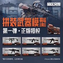 三宝吃鸡游戏暗区突围版拼装武器模型AKM游戏周边收藏级MP5同款枪