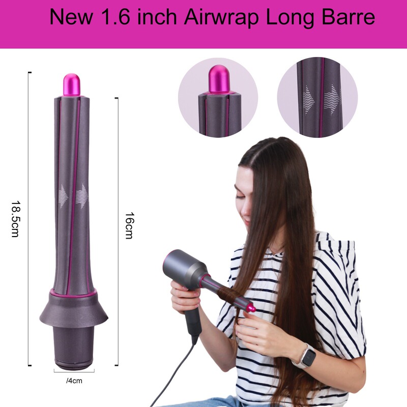 ダイソンヘアドライヤーアクセサリー用アダプター、ロングヘア用カーリングバレル、カーリングアイロン、自動カーリングノズル|undefined
