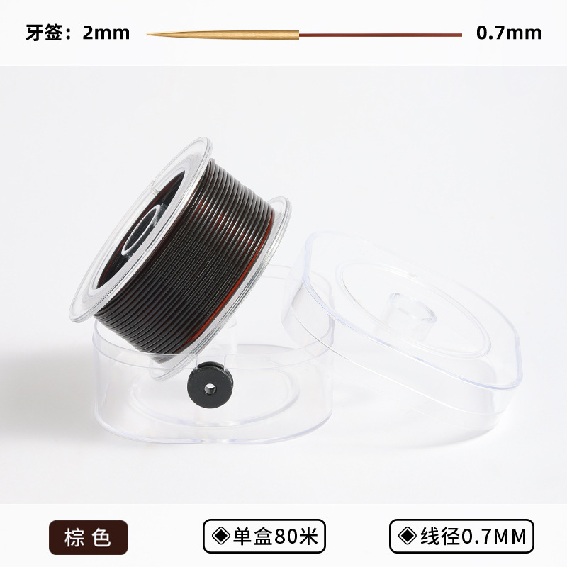 韩国高品质透明水晶弹力线彩色高端文玩弹力绳DIY穿串珠项链线材|undefined