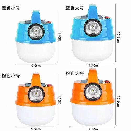 Cross-border solar outdoor light charging LED camping light, new multi-functional camping light, portable long-lasting campsite light