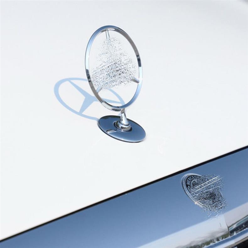 Mercedes-Benz car emblem, engine hood emblem, C180, C200, E200, E260L, S300, S350, original Mercedes-Benz emblem