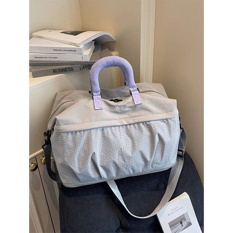 Cross-Border Fashion Large-Capacity New Short-Distance Business Trip Portable Luggage Bag Lightweight Storage Sports Fitness Bag Women's Travel Bag Cross-Border Fashion Large-Capacity New Short-Distance Business Trip Portable Luggage Bag Lightweight Storage Sports Fitness Bag Women's Travel Bag