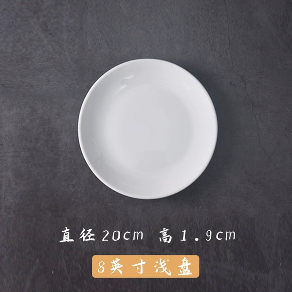 8 -inch shallow plate
