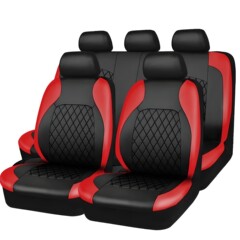 国境を越えた対外貿易自動車シートカバー菱格キルティング全皮人工皮革pu欧米中東四季通用シートクッション