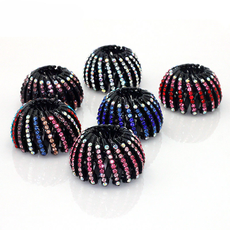 Rizador de pelo de Nido de Pájaro de estilo coreano horquilla rota rizador de pelo subred bola roja cabeza horquilla anillo de pelo accesorios para el cabello pinza de pelo