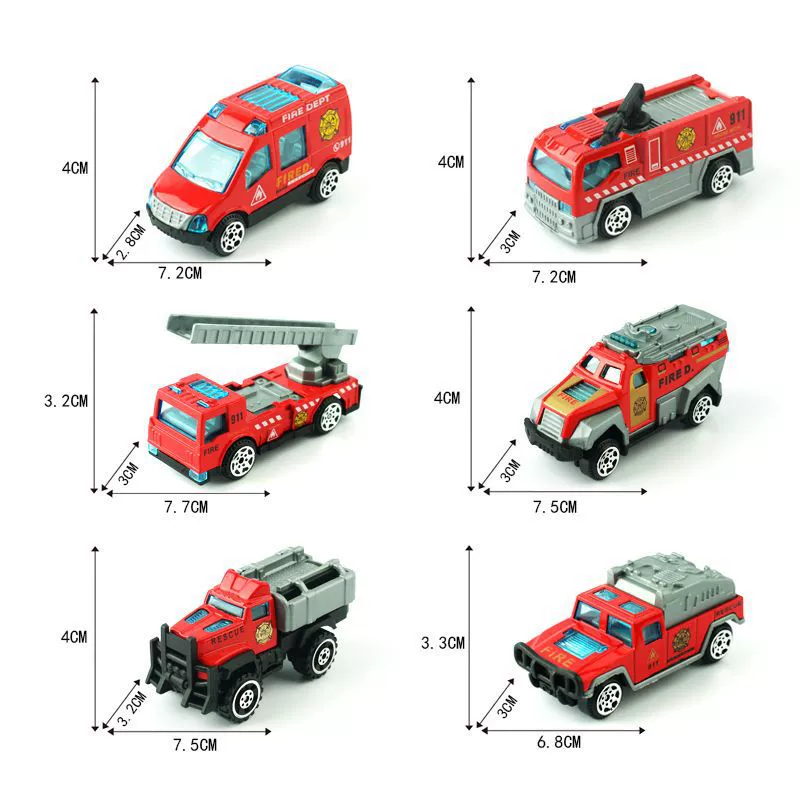 ( торговля), маленькая реалистичная toy car, сплав автомобиль, экскаватор, модель автомобиля, пожарная машина