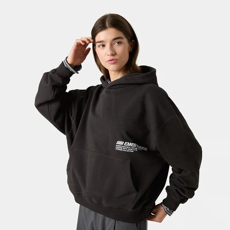 Egg Hooded Sweatshirt Autumn and Winter Skims High-End Pullover Letter Pattern Print Unisex Retro Mmfish Egg Hooded Sweatshirt Autumn and Winter Skims High-End Pullover Letter Pattern Print Unisex Retro Mmfish