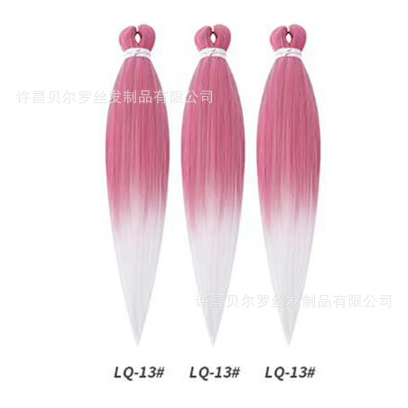 Kit de 3 pelucas EZ Braid – cabello synthetic, colores sólidos/degradé