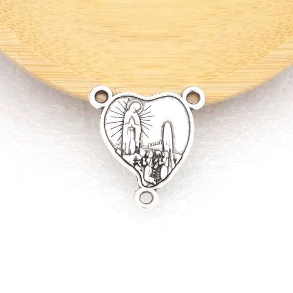 Ancient silver three -hole pendant