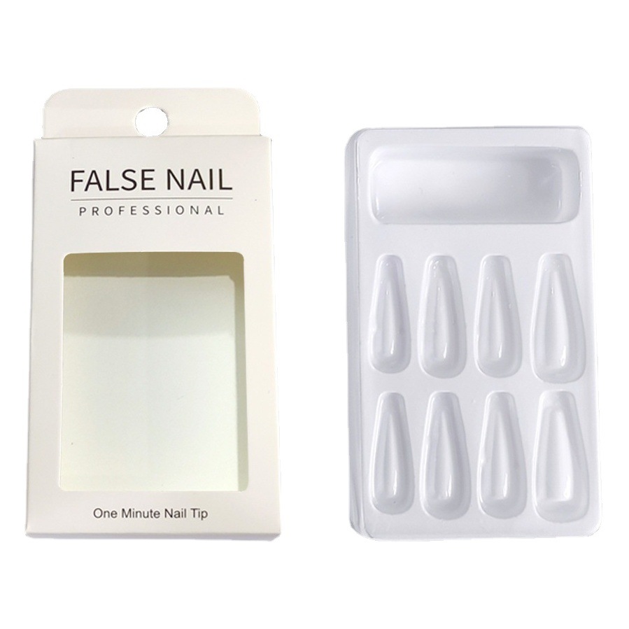 Ropa de uñas, uñas, piezas, cajas de blíster, soporte interior de plástico terminado, todas las cajas de embalaje de comercio exterior en inglés, al por mayor en stock