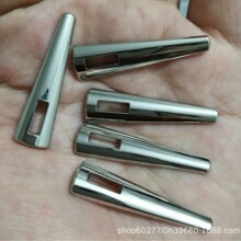 35mm锌合金挂电镜面亮银色骨别子精品礼品盒骨签金属骨针