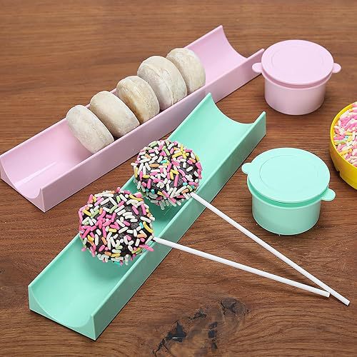 亚马逊爆品 Circle Cake Pop Mold Set 圆形饼干模具 注塑ABS塑料|undefined