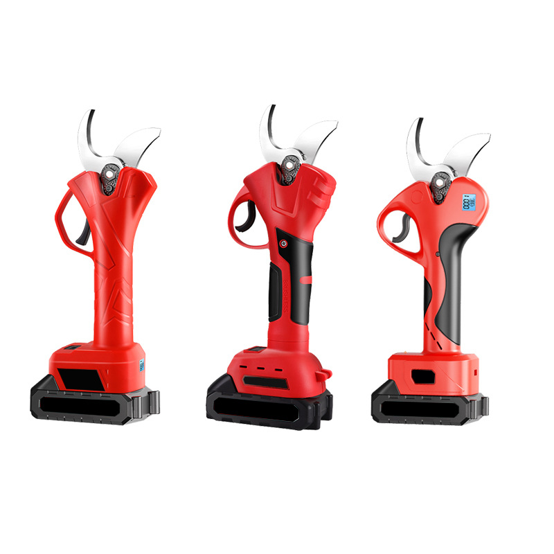 新款园林电动修枝剪果树树枝剪手动电剪户外无线便携电剪厂家批发