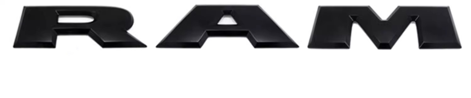 Suitable for Ram Dodge Ram Tail Box Label Pickup Truck Modified Tailgate Label 1500 2500 Tail Label 4X4 Car Sticker
