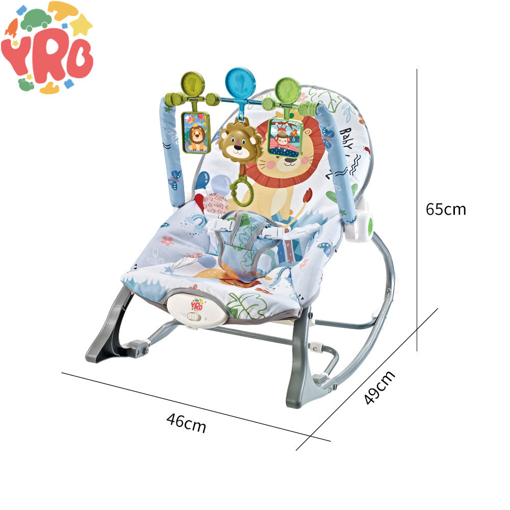 Transfronterizos bebés acostados para dormir artefactos de mecedora para dormir silla de bebé con vibración de música