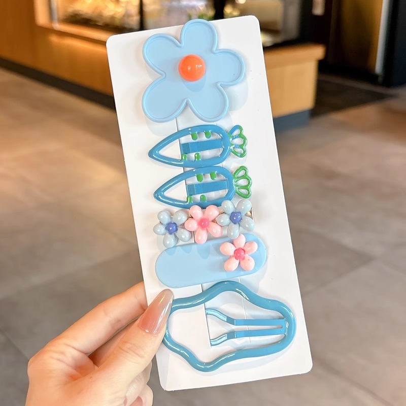 2025 verano pasador de cabello de dopamina colorido lindo frente dulce brocas de cabello rotas no lastimas brocas de cabello adornamientos para el cabello