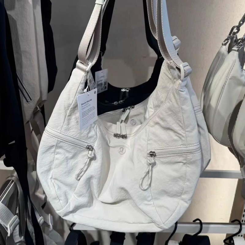 lululemon Cattle Bag Moon Shoulder Crossbody Bag Large Capacity Waterproof Yoga Fitness Bag 6L/13L for Men and Women