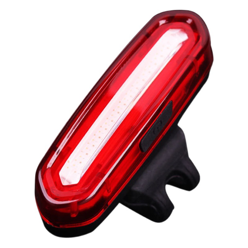 Bicicleta bicicleta de montaña carga USB COB luz trasera Night Riding luz de advertencia LED luz trasera Wolf Star