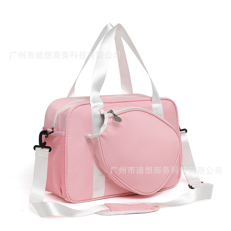 Bolsa de tenis de gran capacidad de almacenamiento de hombro único bolso de pelota bolso de mano doble hombro bolso de bádminton femenino de alto valor image 9