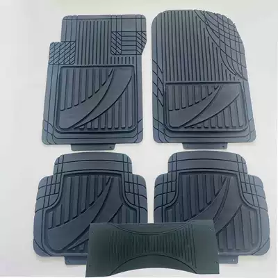 Car mats pvc floor mats Universal Foot Pad - new-five-piece-set-65-black