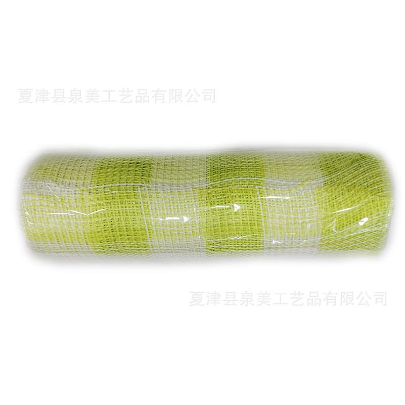 밝은 녹색과 흰색 격자 무늬