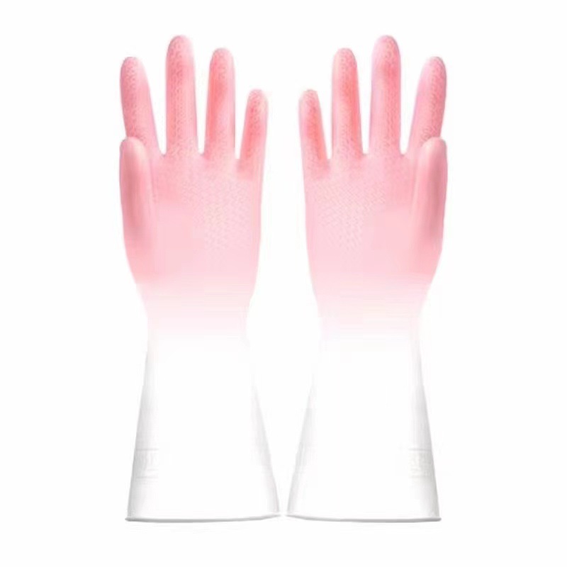 Kitchen Cleaning Rubber Gloves For Dishwashing And Laundry_voghion.com