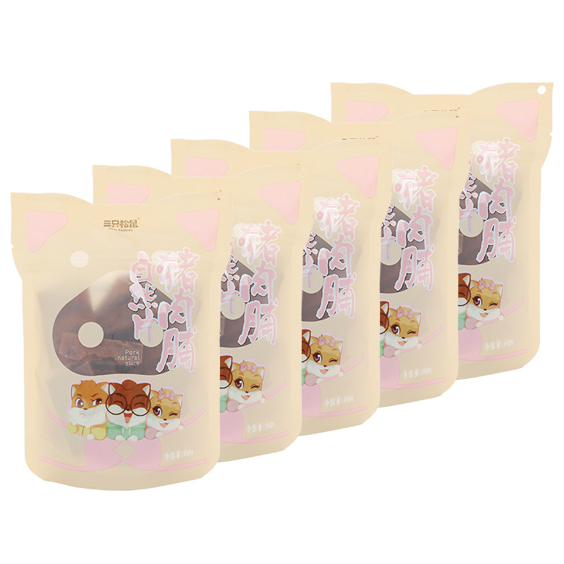 三只松鼠猪肉脯150g袋装自然片原味肉干休闲便携小吃零食包邮