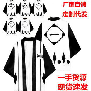 Death BLEACH Kurosaki Ichiro Anime Print Kimono Adult Children Cloak cos Peripheral Feather Woven Coat