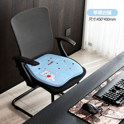 direct summer cartoon honeycomb gel | Cool pad - apple-white-cat