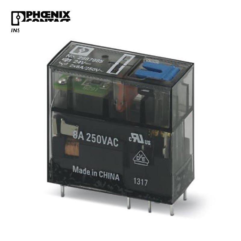 菲尼克斯单个继电器-REL-MR-24DC/21-21AU/MS-2987985-10一包10个