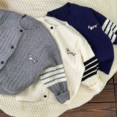 2024親子開衫春夏新品童裝男童女童針織外套寶寶毛衣一件代發