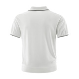 ZF8110-D复古拼色翻领OLO衫男夏季薄款休闲针织短袖T恤上衣，男装针织衫/毛衣，星座614